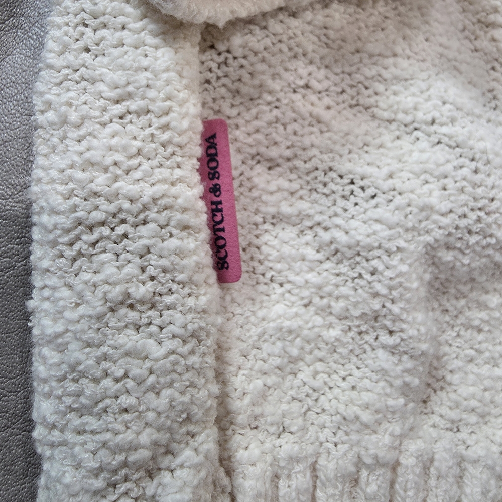 Scotch & Soda embroidered‎ artwork boucle crew neck sweater S - Picture 8 of 12